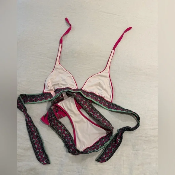 Victoria Secret - Vintage paisley print bikini - Picture 7 of 11